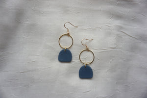 French navy blue dangles