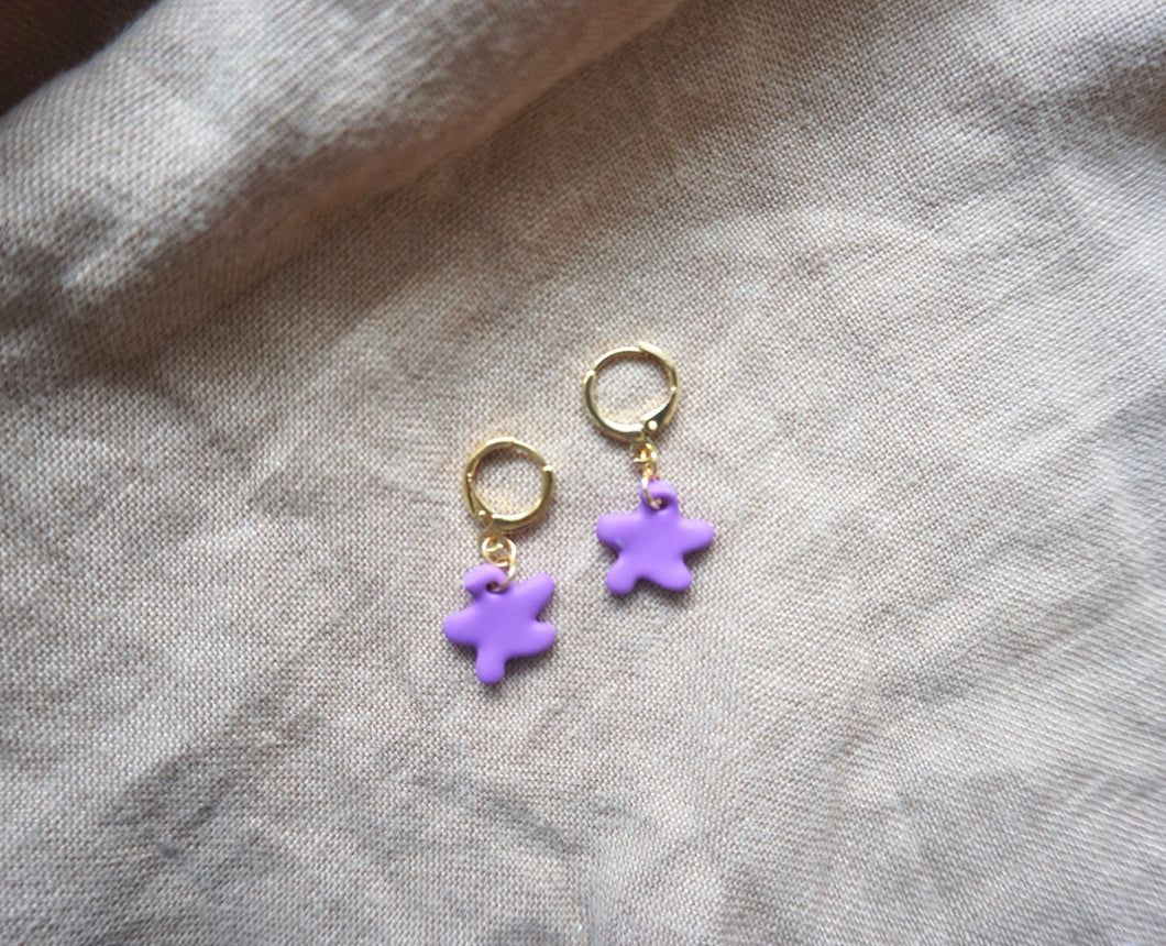 Electric purple star huggies