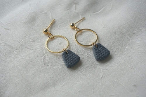 Slate blue textured bells