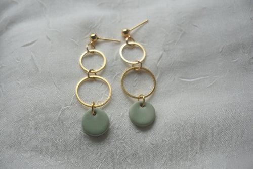 Sage green dangles