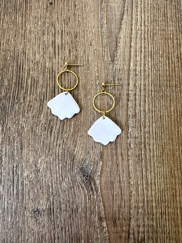 Periwinkle shell earrings
